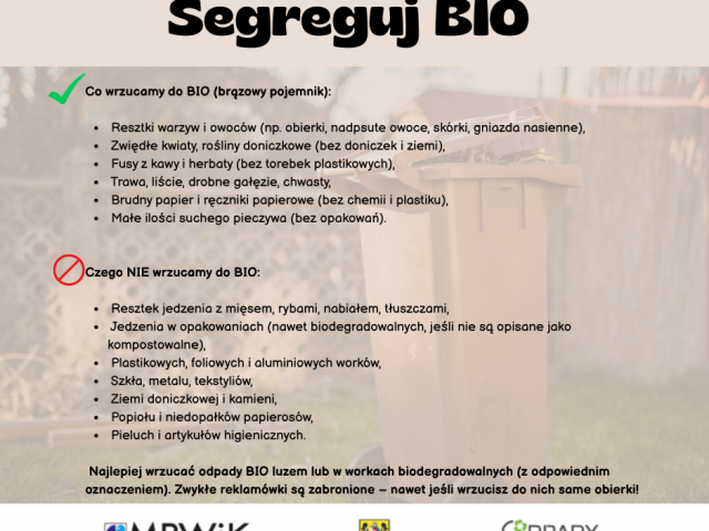 Mieszkańcu Lubina – wrzucasz źle do BIO?  Sprawdź, czy robisz to dobrze.  - 1